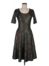 Lularoe Metallic Gray Cocktail Dress Size M - photo 1
