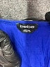 Bebe Blue Short Sleeve Top Size M - photo 7