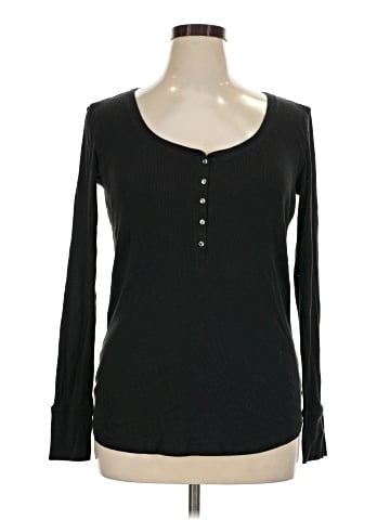 Victoria's Secret Long Sleeve Henley (view 1)
