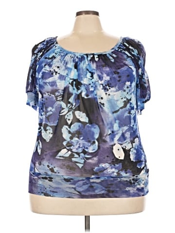Karen Kane Short Sleeve Blouse (view 1)