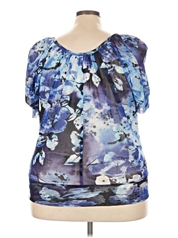 Karen Kane Short Sleeve Blouse (view 2)