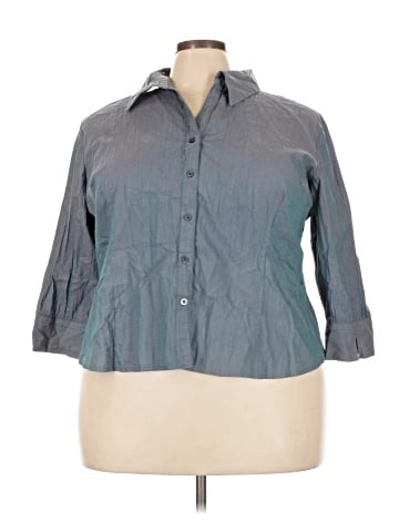Apt. 9 3/4 Sleeve Button-Down Shirt (view 1)