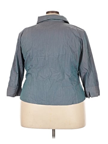 Apt. 9 3/4 Sleeve Button-Down Shirt (view 2)