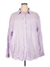 Gap Purple Long Sleeve Button-Down Shirt Size XXL - photo 1