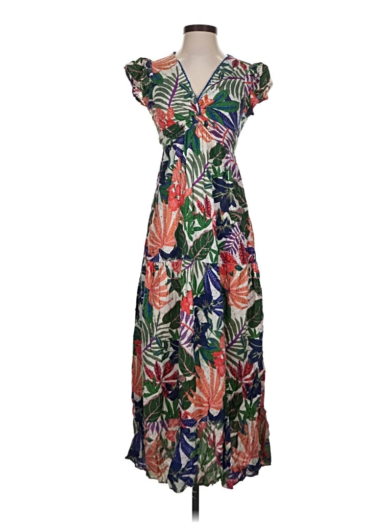 Pre-owned Angie Casual Dress In Green