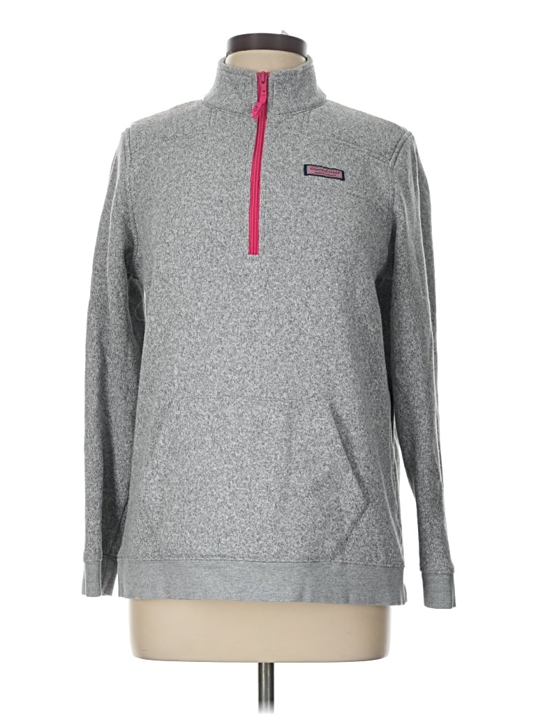 Pre-owned Vineyard Vines Pullover Sweater In Gray