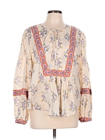 Aqua 3/4 Sleeve Blouse (view 1)
