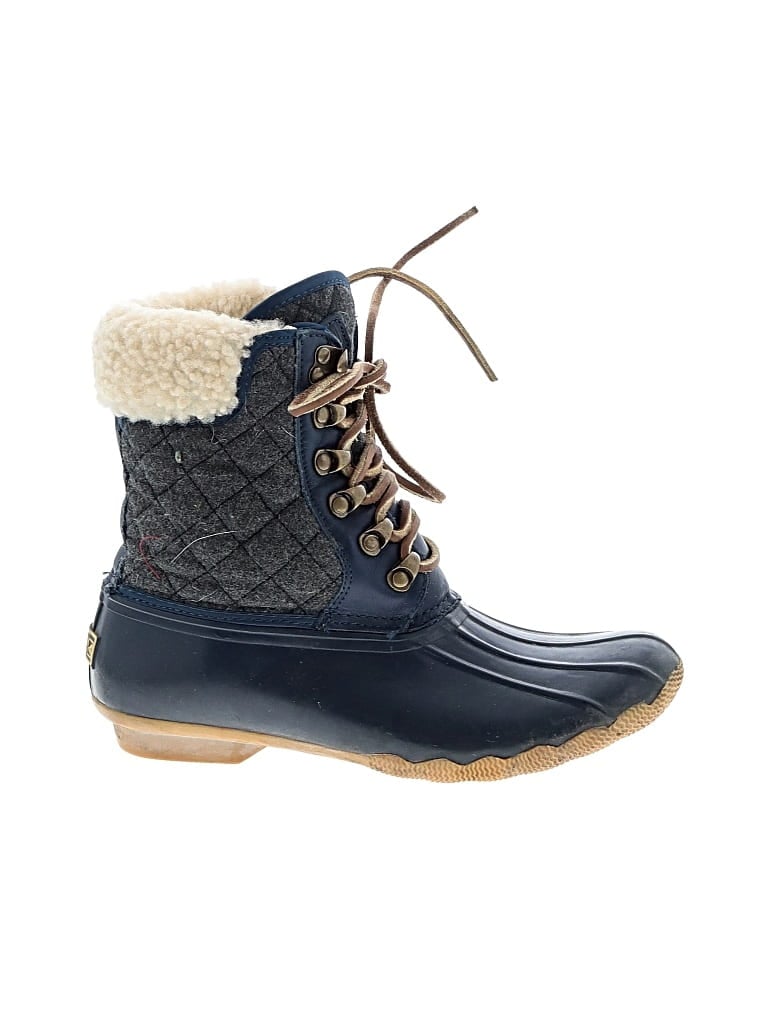 Pre-owned Sperry Top-sider® Rain Boots Blue Shoes