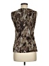 Grace Elements 100% Polyester Brown Sleeveless Blouse Size M - photo 2