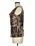 Grace Elements 100% Polyester Brown Sleeveless Blouse Size M - photo 5