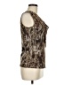 Grace Elements 100% Polyester Brown Sleeveless Blouse Size M - photo 4