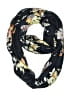 J.Jill 100% Polyester Floral Black Scarf One size - photo 1