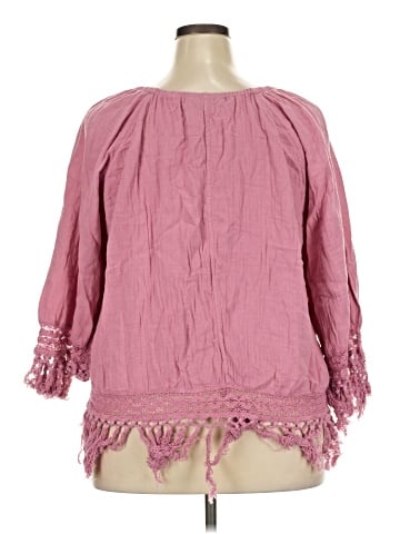 Ashley Stewart 3/4 Sleeve Blouse (view 2)