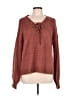 rue21 Brown Long Sleeve Top Size L - photo 1