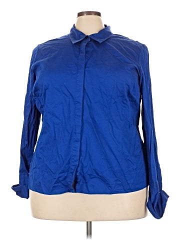 Lane Bryant Long Sleeve Blouse (view 1)