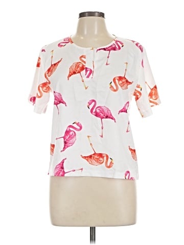 FancyQube Short Sleeve Blouse (view 1)