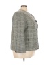 JM Collection 100% Polyester Tweed Gray Blazer Size 22 - photo 4
