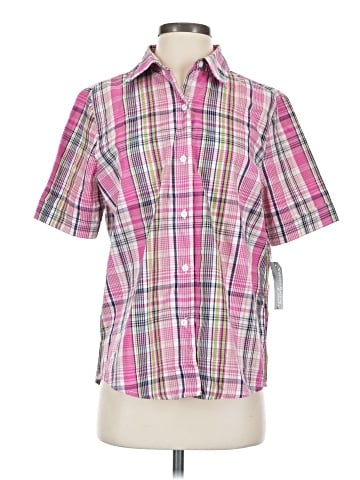 Southern Lady Short Sleeve Button-Down Shirt (view 1)