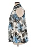 Neiman Marcus Blue Sleeveless Blouse Size L - photo 5