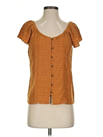 Rewind Short Sleeve Blouse (view 1)