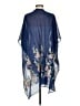 Francesca's 100% Polyester Blue Kimono One size - photo 2