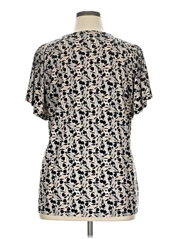 Anne Klein Short Sleeve Blouse (view 2)