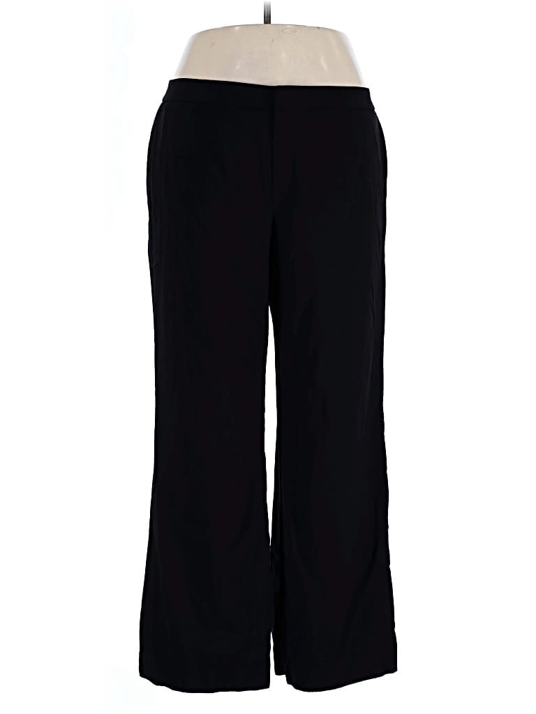 Pre-owned Dana Buchman Wool Pants In Black