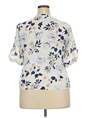 AB Studio Short Sleeve Blouse (view 2)