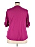 Derek Heart Purple Short Sleeve Top Size 3X - photo 2