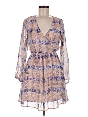 Peach Royal Casual Dress (view 1)