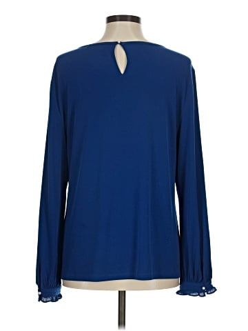 Karl Lagerfeld Paris Long Sleeve Blouse (view 2)