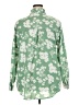 Unbranded 100% Polyester Floral Green Long Sleeve Blouse Size 2X - photo 2