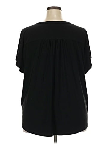 Jones New York Signature Short Sleeve Blouse (view 2)