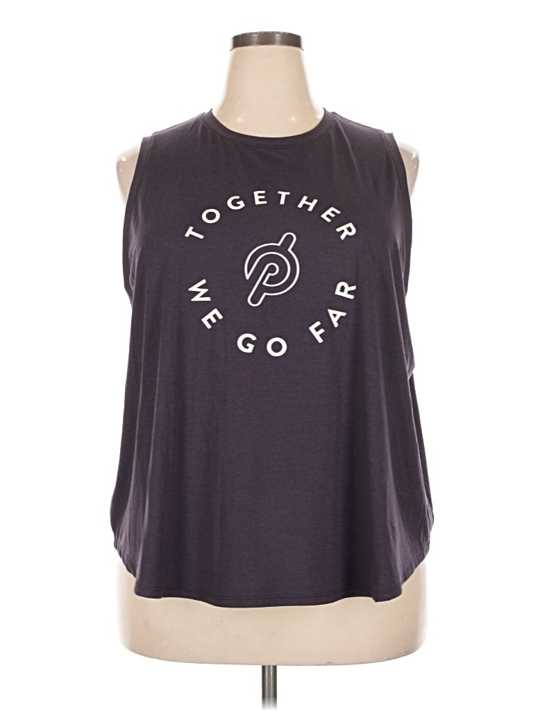 Pre-owned Peloton Sleeveless T-shirt In Purple