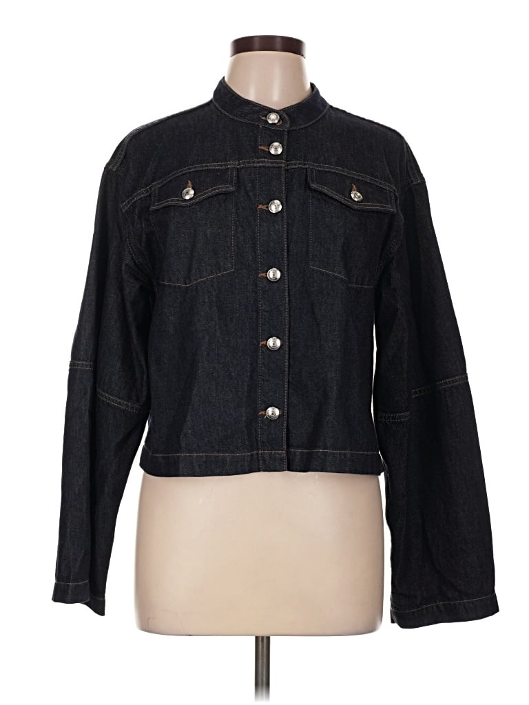 Pre-owned Madewell Denim Jacket In Black