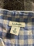 L.L.Bean Checkered-gingham Blue Long Sleeve Button-Down Shirt Size Med Reg - photo 7