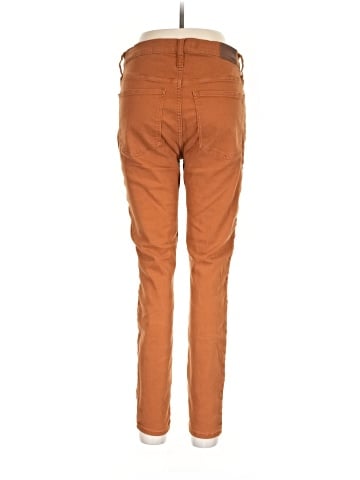 Madewell 9" Mid-Rise Skinny Jeans: Garment-Dyed Button-Front Edition (view 2)