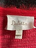 Deletta Red Long Sleeve Top Size S - photo 7