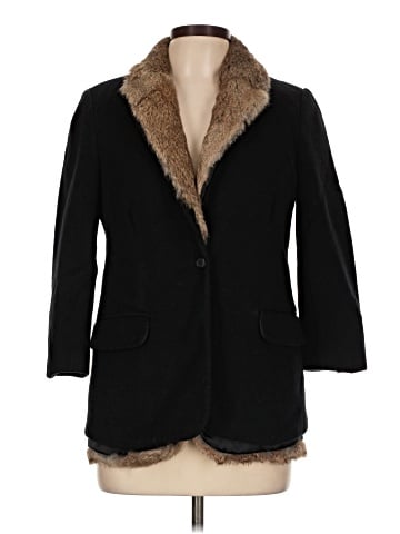 Elizabeth and James Wool Coat (view 1)