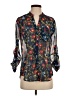 Kut from the Kloth 100% Polyester Floral Blue 3/4 Sleeve Blouse Size XS - photo 1