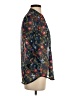 Kut from the Kloth 100% Polyester Floral Blue 3/4 Sleeve Blouse Size XS - photo 4