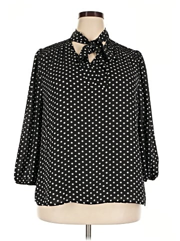 By Design 3/4 Sleeve Blouse (view 1)