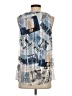 Compliments 100% Polyester Blue Tank Top Size S - photo 2