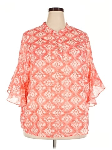 Roper 3/4 Sleeve Blouse (view 1)