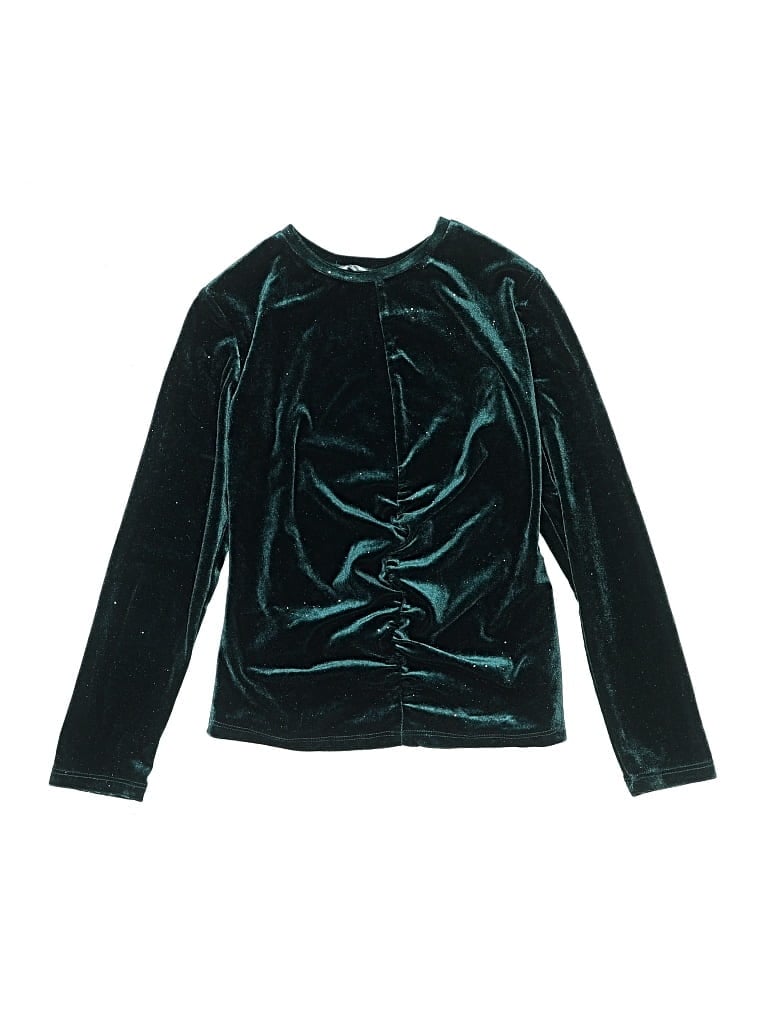 Pre-owned Mayoral Kids' Long Sleeve T-shirt In Teal