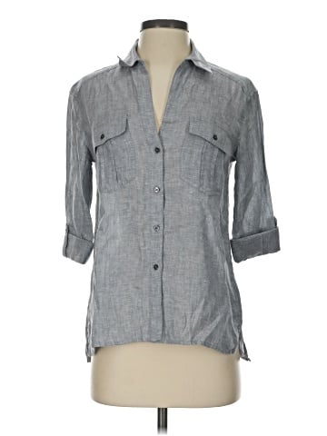 James Perse 3/4 Sleeve Button-Down Shirt (view 1)