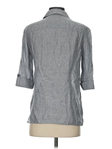 James Perse 3/4 Sleeve Button-Down Shirt (view 2)