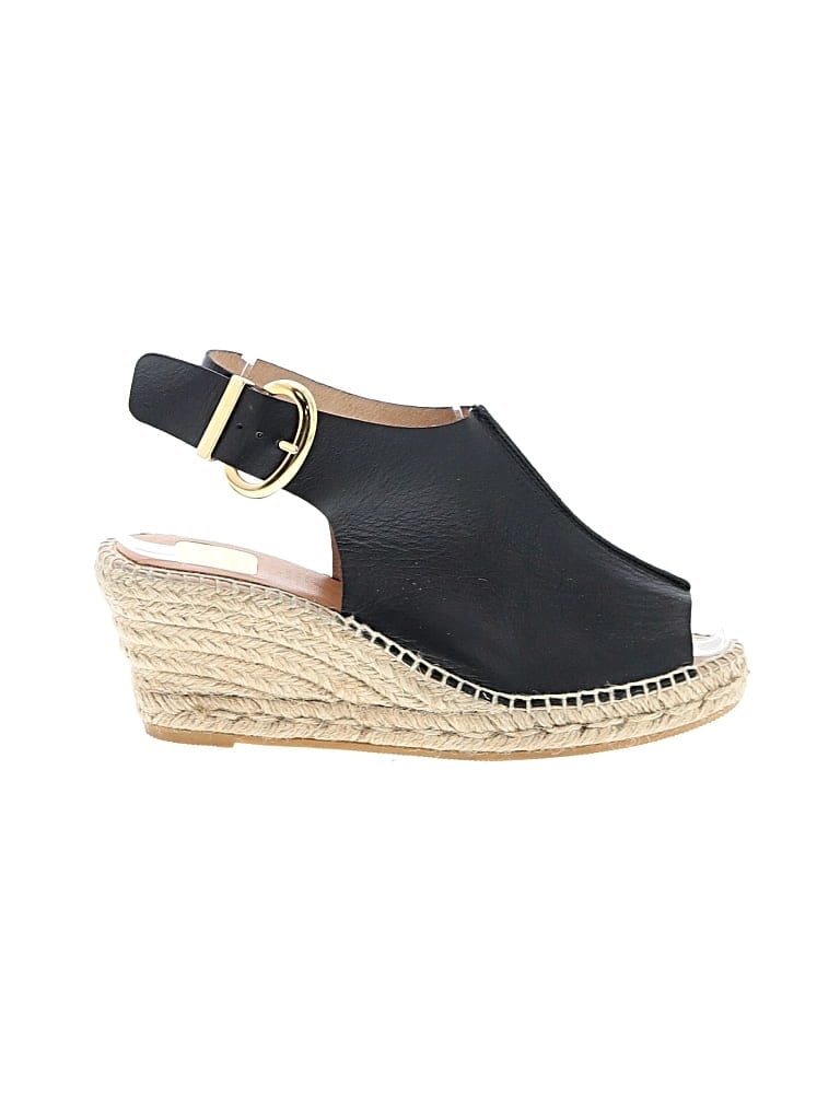 Pre-owned Kanna Wedges In Black