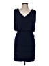 Cache Solid Blue Cocktail Dress Size 6 - photo 1