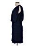 Cache Solid Blue Cocktail Dress Size 6 - photo 5